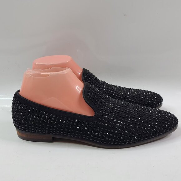 Steve Madden Men\'s Black Dazzlee Studded Classic Dress Loafer Shoes Size 7 main image 5